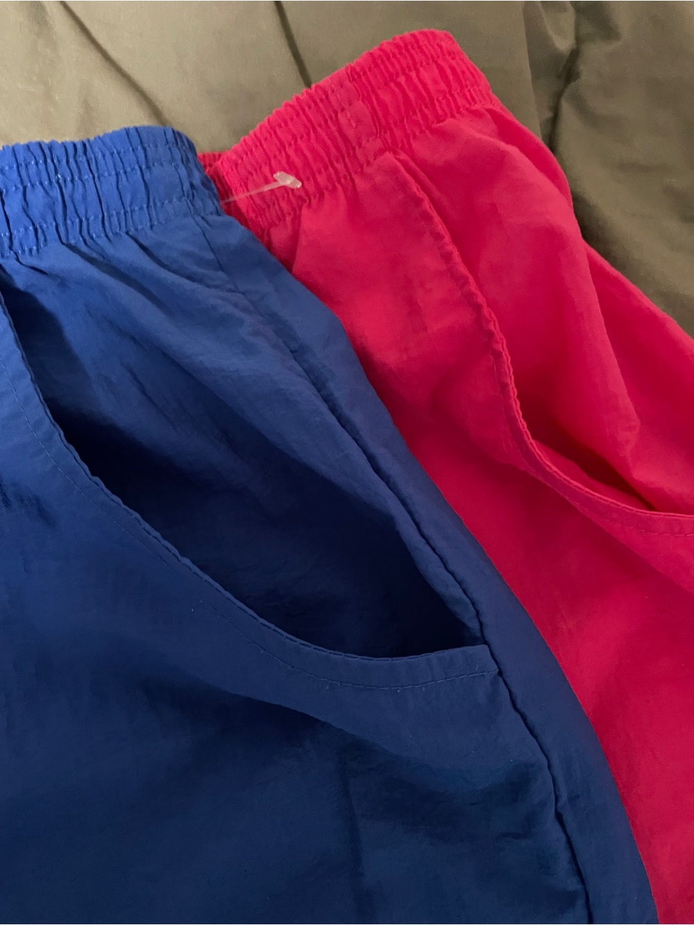 Catalina women’s Elastic Waist Shorts - Blue and Pink, 18w/20w. Like new, Nylon - Picture 4 of 6
